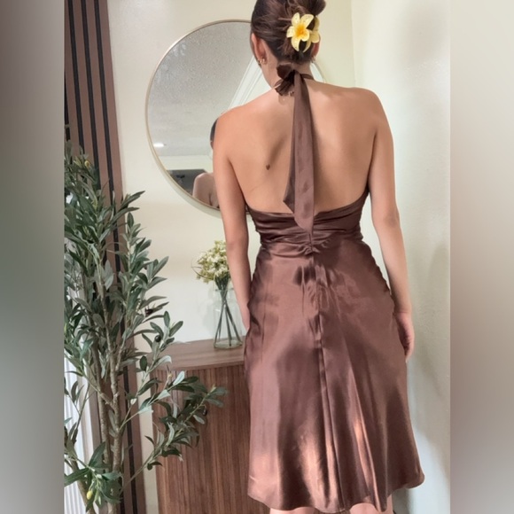 Morgan & Co. Brown vintage y2k Embellished dress - Picture 3 of 10